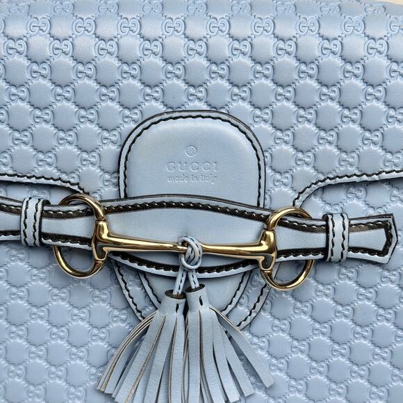 Pre-Owned Gucci GG Microguccissima leather Medium Emily Chain Shoulder Bag - Picture 7 of 14